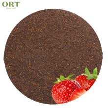 Strawberry black tea pieces